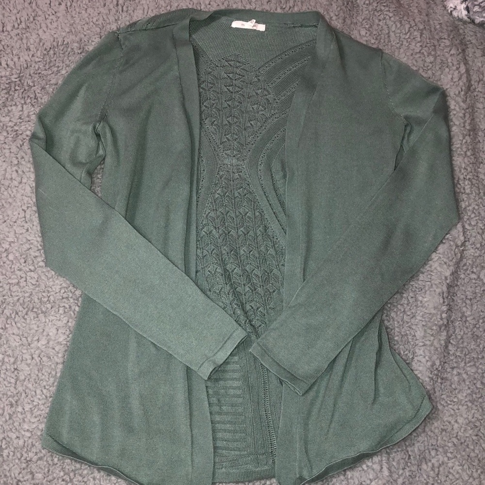 Green Maurices cardigan
